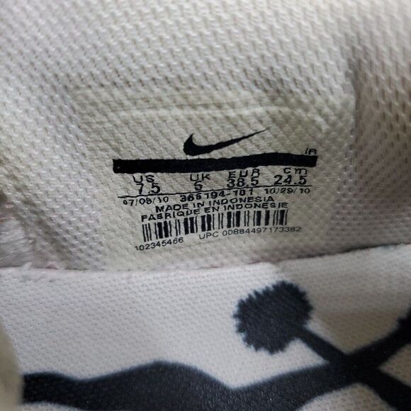 2010 Nike 366194-101 Women'S Dance Cheer Split Sole Sneaker Shoes Size 7.5 - Picture 8 of 10